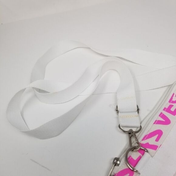 LAS VEGAS PINK WHITE CROSSBODY BAG. BY 777 LUCKY BRAND. - Picture 5 of 9